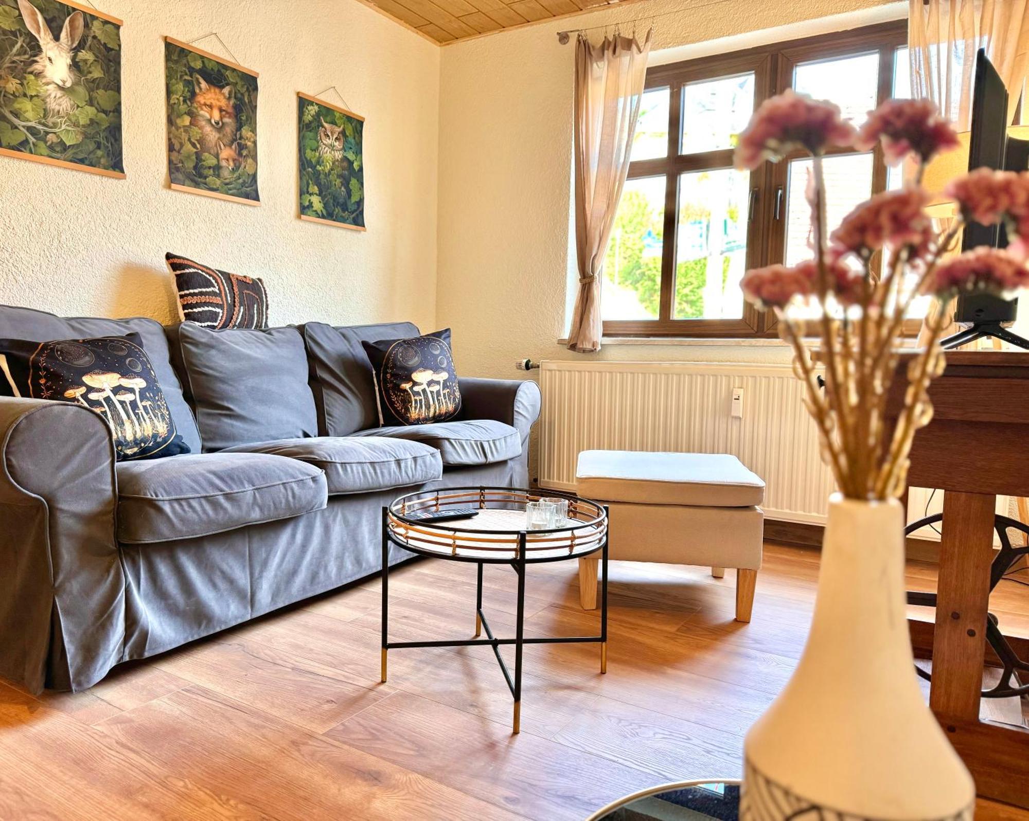 Ferienwohnung Nahe Schloss Kuckuckstein,Infrarotsauna, Hunde Liebstadt Exterior foto